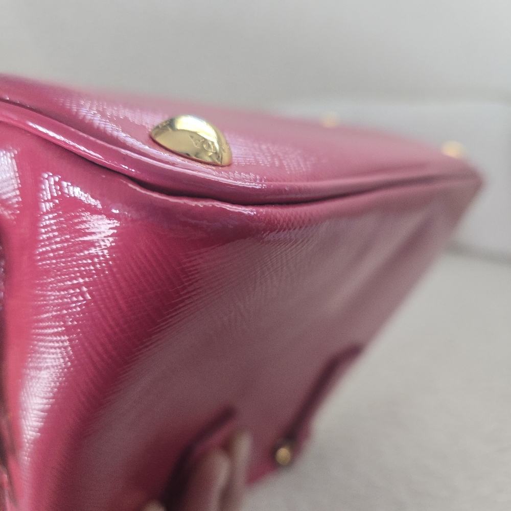 PRADA Promenade Small Saffiano Vernice Bag – Peonia Pink - Picture 11 of 17